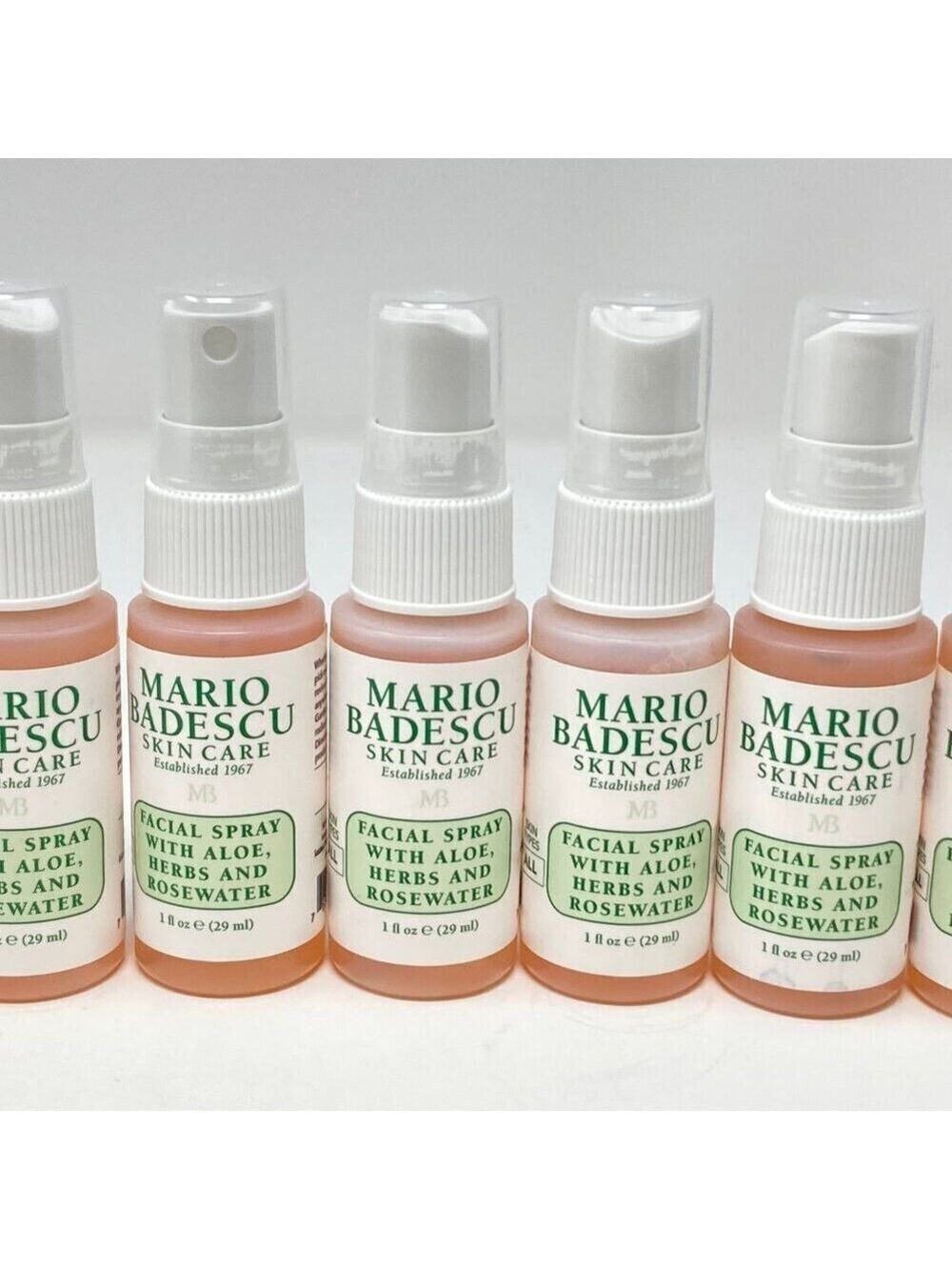 8 Mario Badescu Facial with Aloe, Herb, Rosewater Mist 1oz Bottles NEw 8 pack!